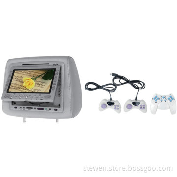 7'' headrest dvd with IR,FM transmitter,headrest monitor
